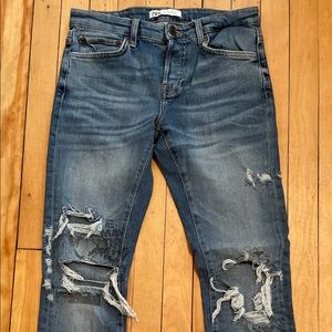 ZARA SKINNY LOW RISE JEANS
